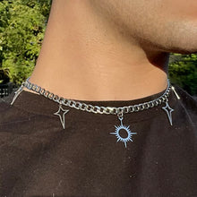 Load image into Gallery viewer, Star and Sun Necklace