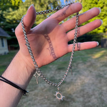 Load image into Gallery viewer, Star and Sun Necklace
